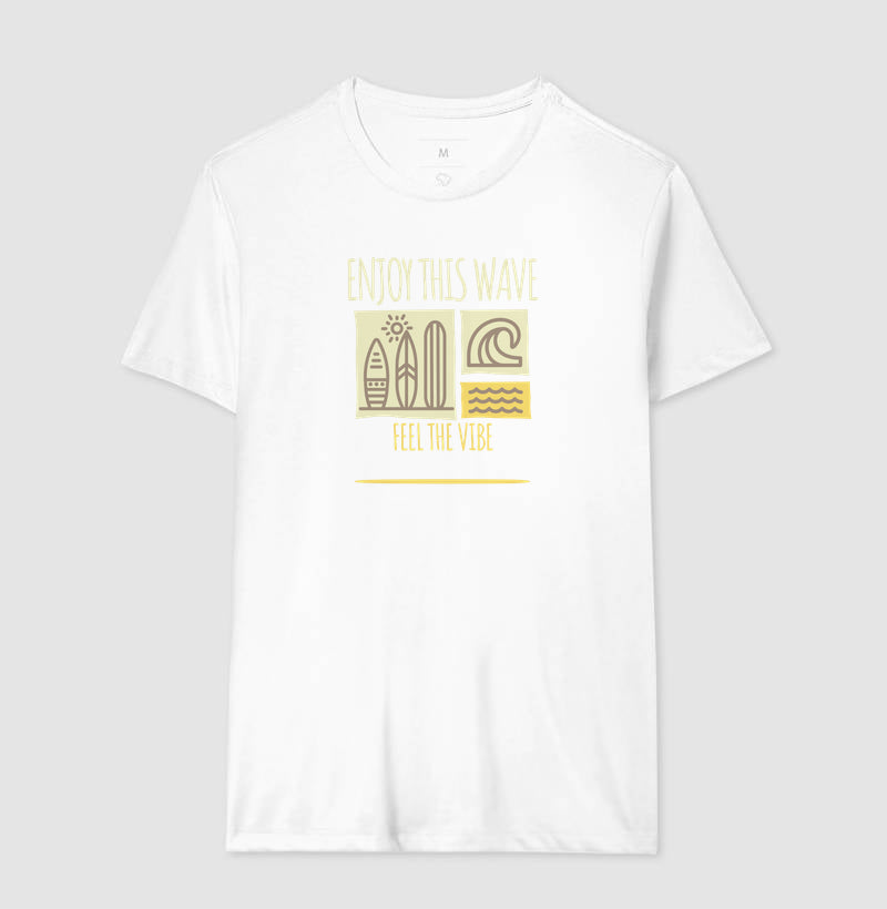 Camiseta Sinta essa Vibe 100%% Algodão