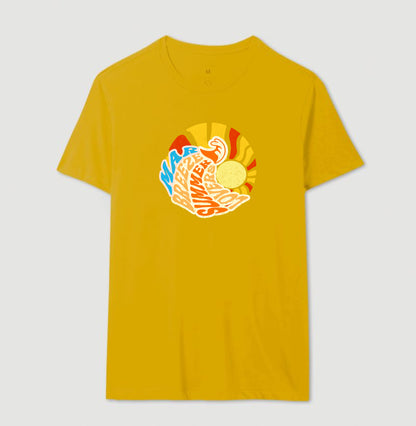 Camiseta Mar Brisa Sol em Algodão