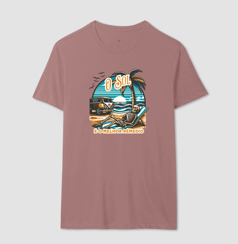 Camiseta Sol é Melhor Rémedio Algodão