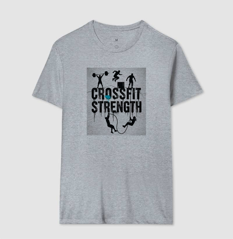Camiseta 100% Algodão Premium Crossfit