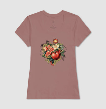 Camiseta Casual Vibe Positiva Feminina Algodão