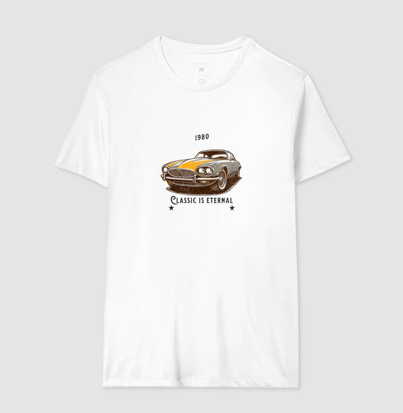 Camiseta Vintage Clássico Eterno 100% Algodão