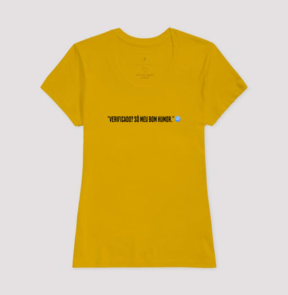 Camiseta Verificado 100% Algodão
