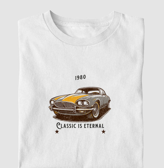 Camiseta Vintage Clássico Eterno 100% Algodão