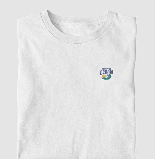 Camiseta Salve o Oceano 100% Algodão