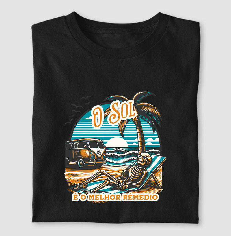 Camiseta Sol é Melhor Rémedio Algodão