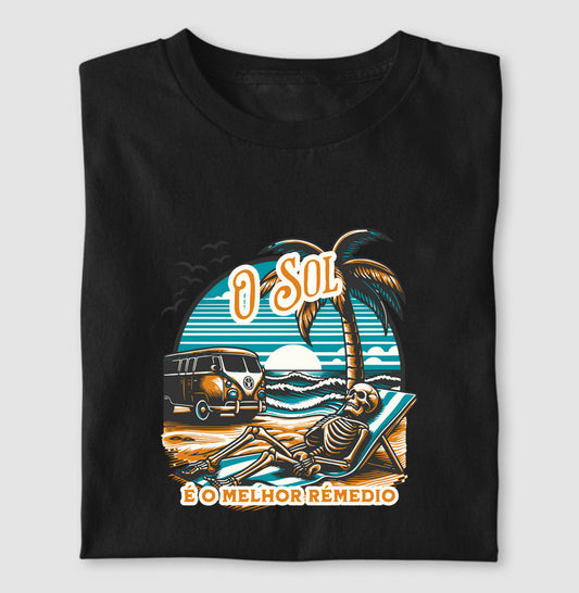 Camiseta Sol é Melhor Rémedio Algodão