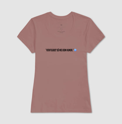 Camiseta Verificado 100% Algodão