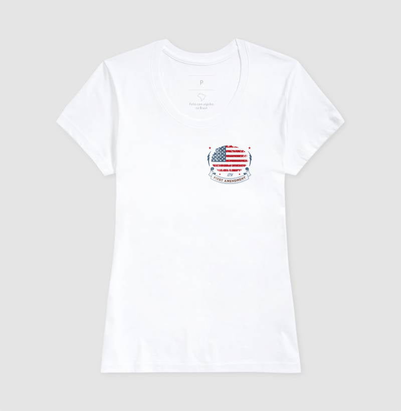 Camiseta 100% Algodão América