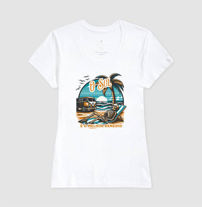 Camiseta Sol é Melhor Rémedio Algodão