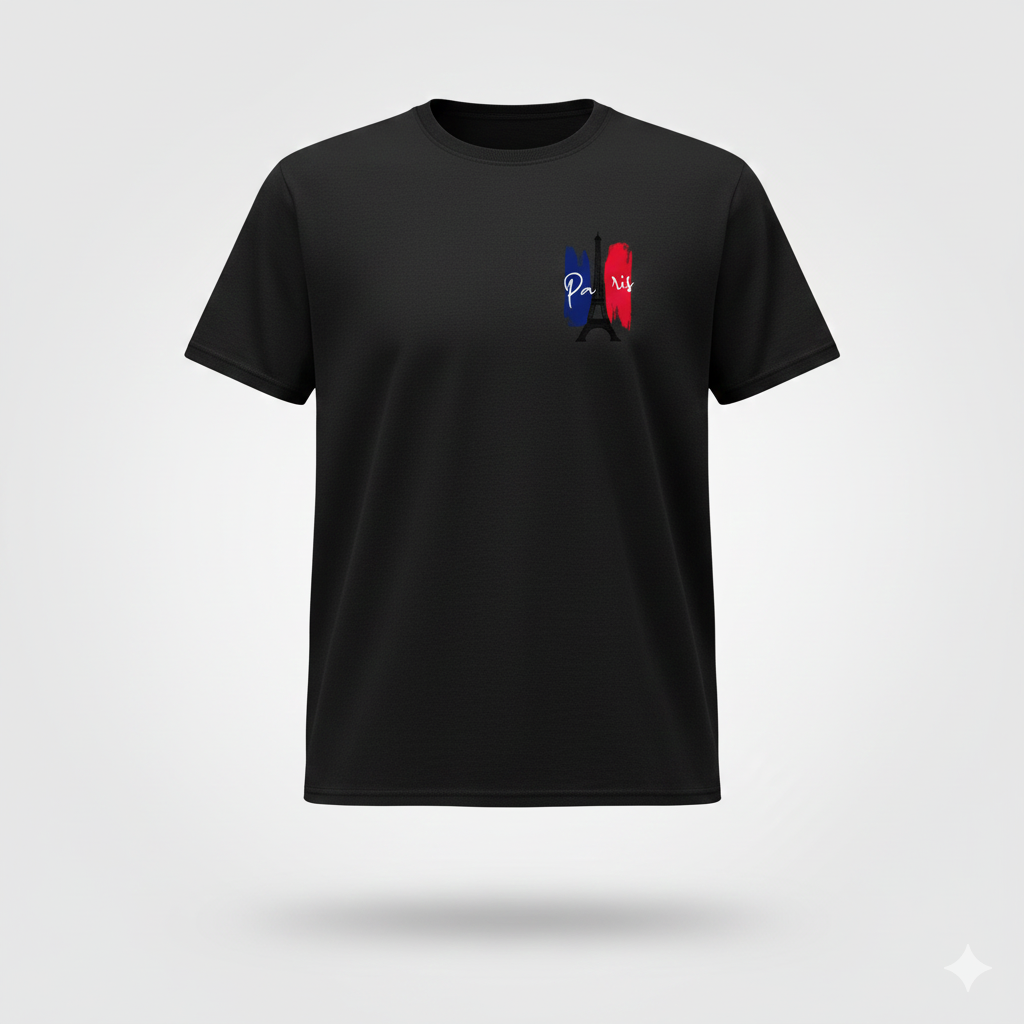 Camiseta Paris 100% Algodão