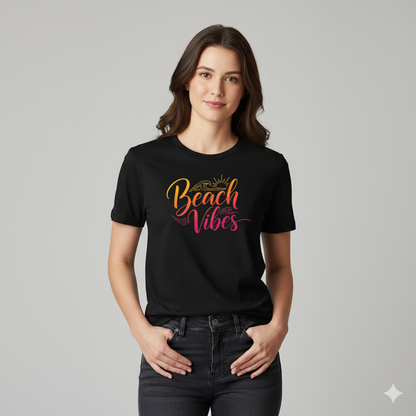 Camiseta 100% Algodão Peruano Beach Vibes