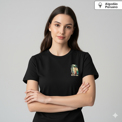 Camiseta Básica Palms Algodão Peruano