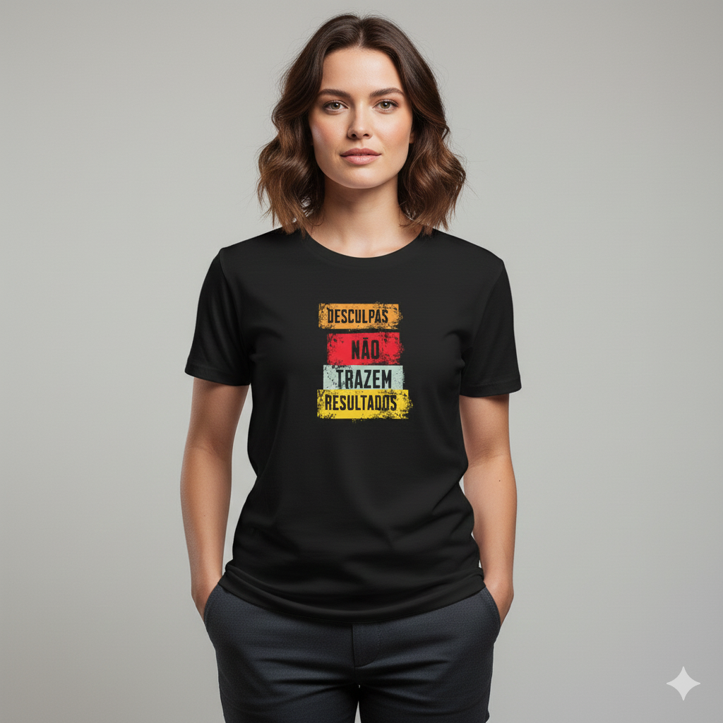 Camiseta Fitness 100% Algodão Casual