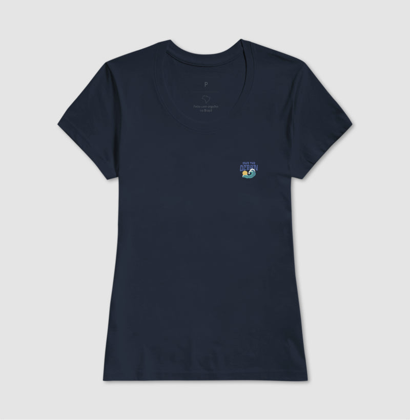 Camiseta Salve o Oceano 100% Algodão