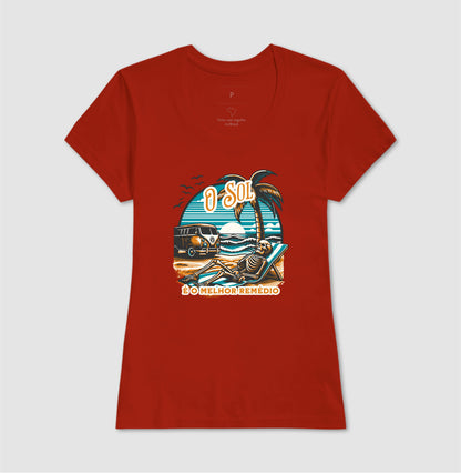 Camiseta Sol é Melhor Rémedio Algodão