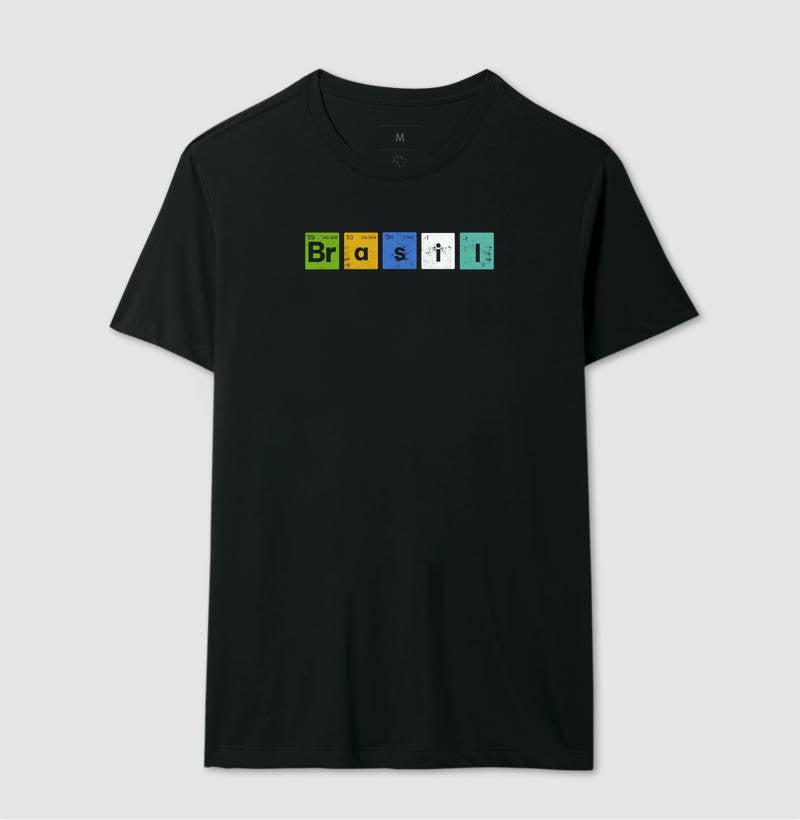 Camiseta 100% Algodão Brasil