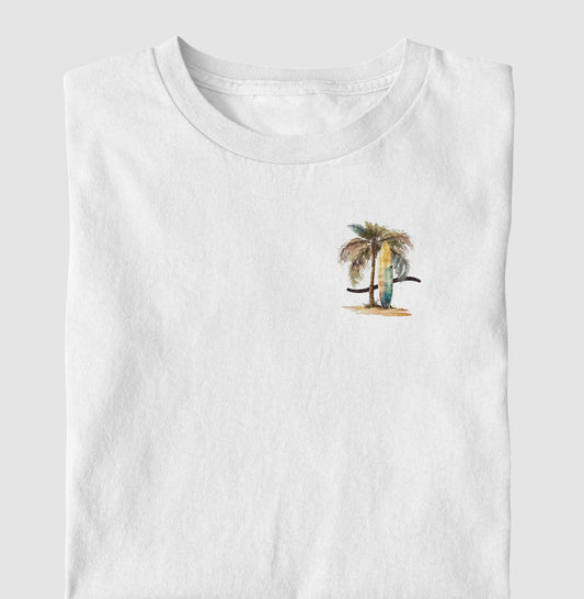 Camiseta Básica Palms 100% Algodão