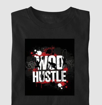 Camiseta 100% Algodão CrossFit Wod Hustle