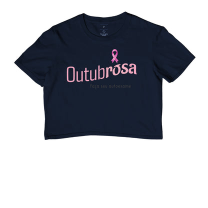 Cropped Feminina Outubro Rosa