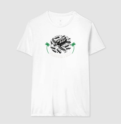 Camiseta 100% Algodão Plastico Free