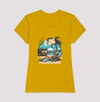 Camiseta Sol é Melhor Rémedio Algodão