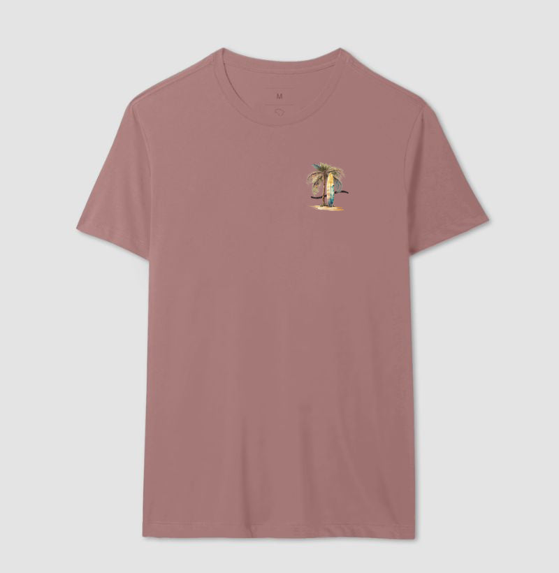 Camiseta Básica Palms 100% Algodão