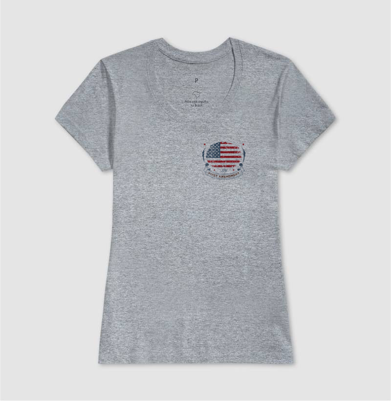 Camiseta 100% Algodão América