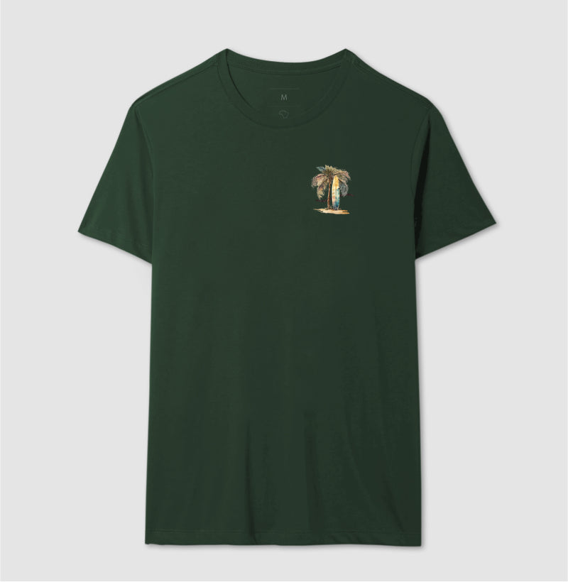 Camiseta Básica Palms 100% Algodão
