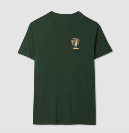 Camiseta Básica Palms 100% Algodão