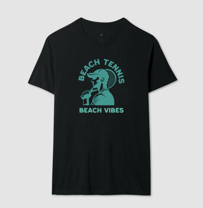 Camiseta Beach Tennis Vibes Algodão - Masculina