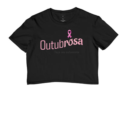 Cropped Feminina Outubro Rosa