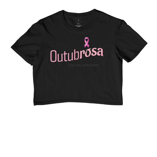 Cropped Feminina Outubro Rosa