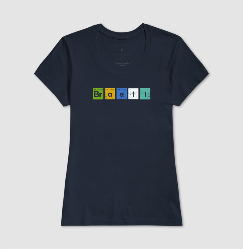 Camiseta 100% Algodão Brasil