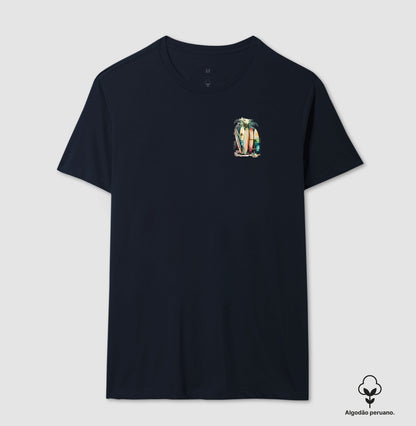 Camiseta 100% Algodão Peruano Surfboard
