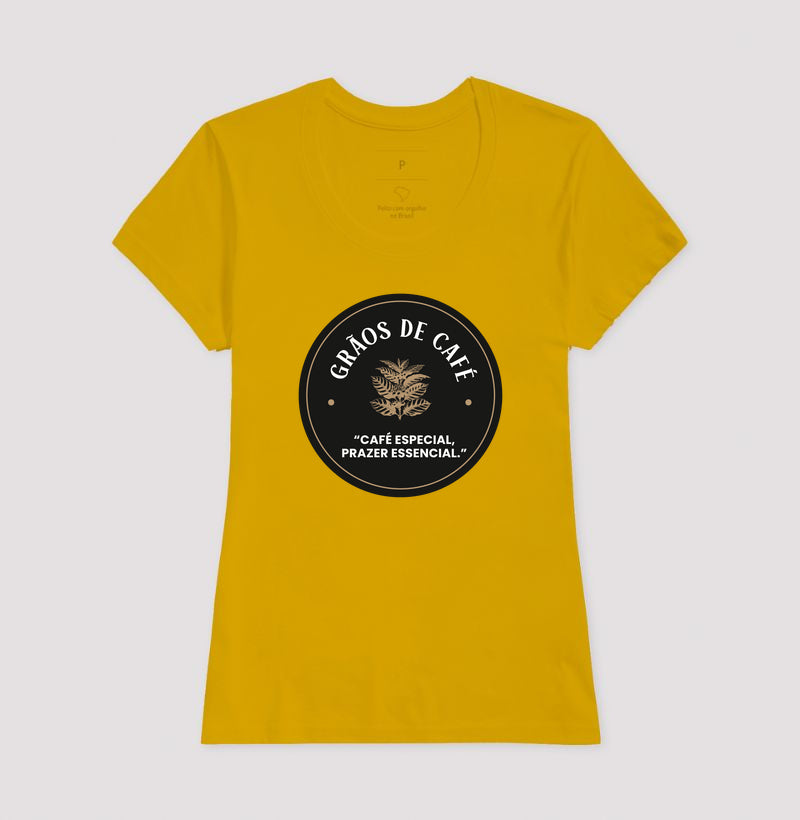 Camiseta Café Especial Algodão Unissex