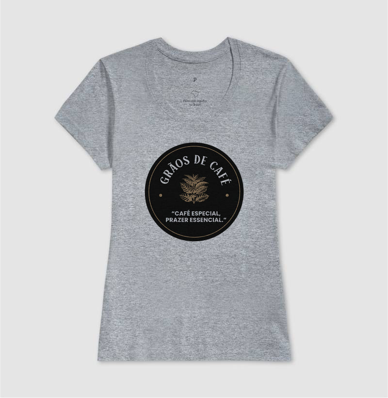 Camiseta Café Especial Algodão Unissex