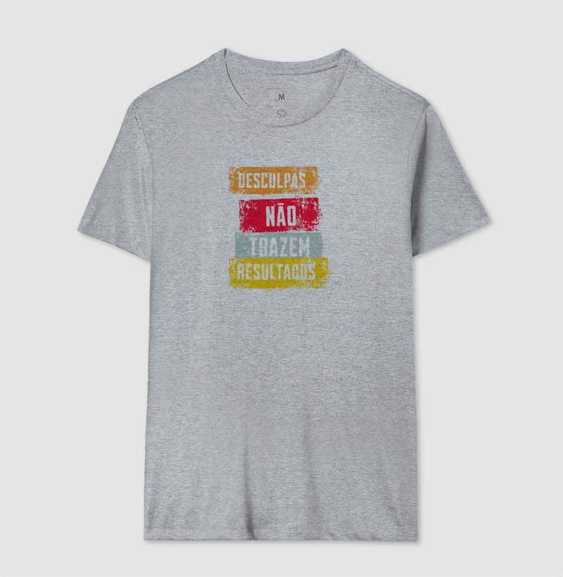 Camiseta Fitness 100% Algodão Casual