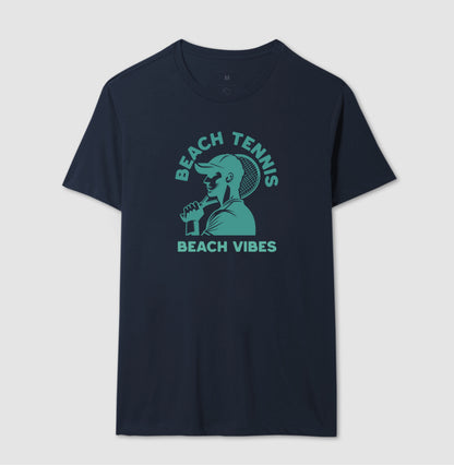 Camiseta Beach Tennis Vibes Algodão - Masculina