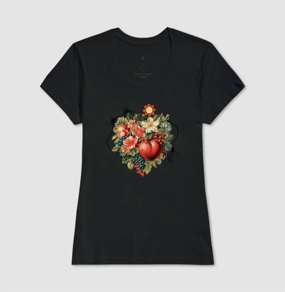 Camiseta Casual Vibe Positiva Feminina Algodão