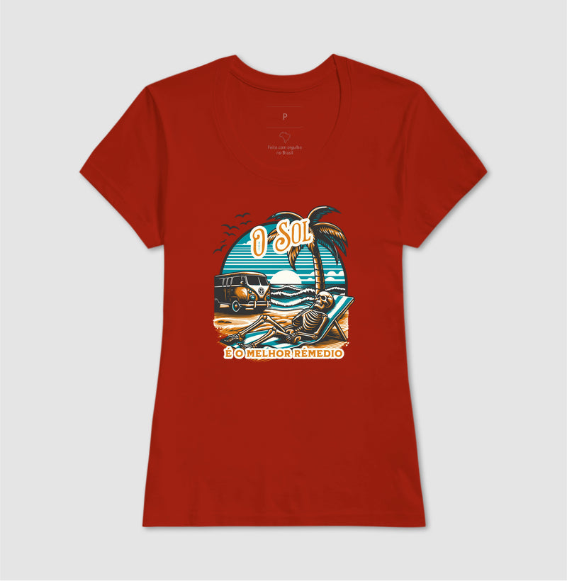 Camiseta Sol é Melhor Rémedio Algodão