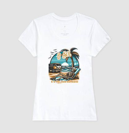 Camiseta Sol é Melhor Rémedio Algodão