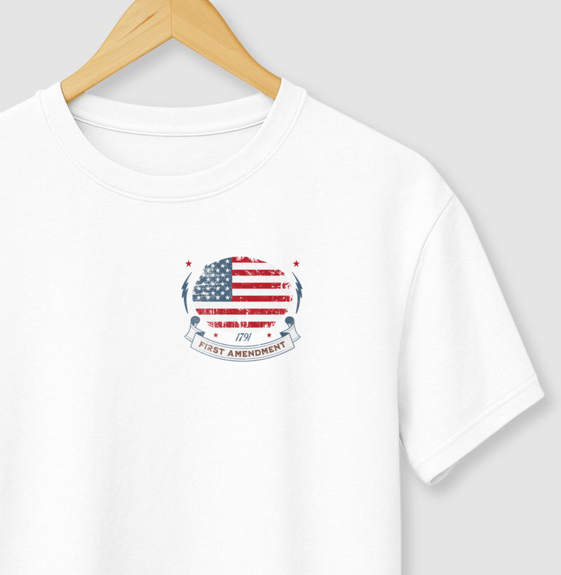 Camiseta 100% Algodão América