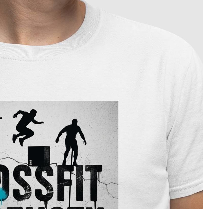 Camiseta 100% Algodão Premium Crossfit