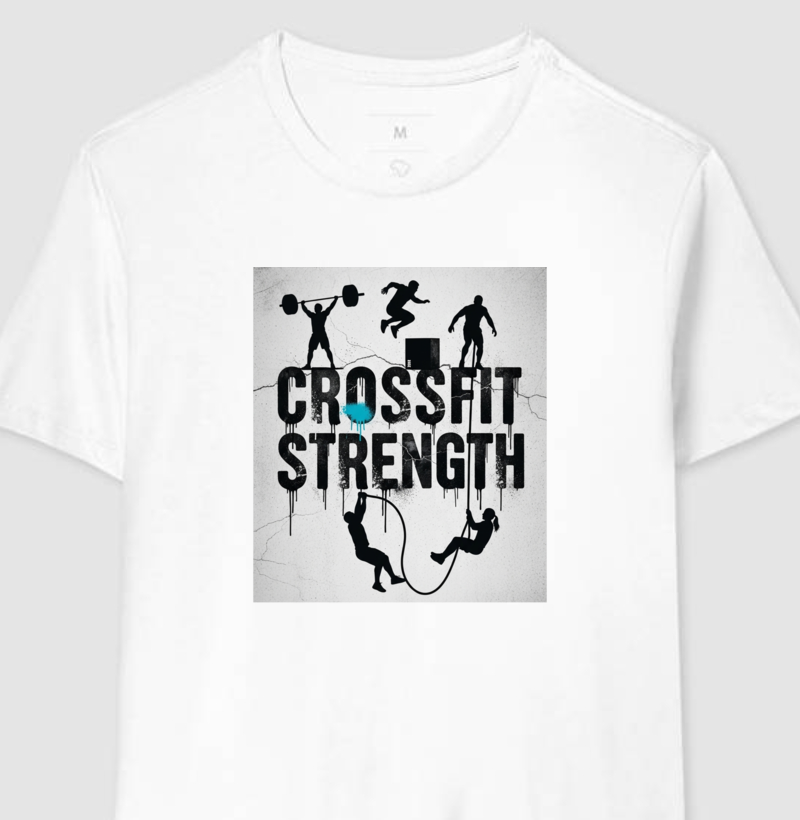 Camiseta 100% Algodão Premium Crossfit